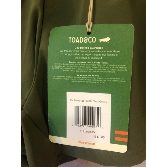 Toad&Co Sunkissed Shorts - NWT - Picture 3 of 8